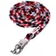 Schockemohle Panic Style Leadrope - Black/True Red